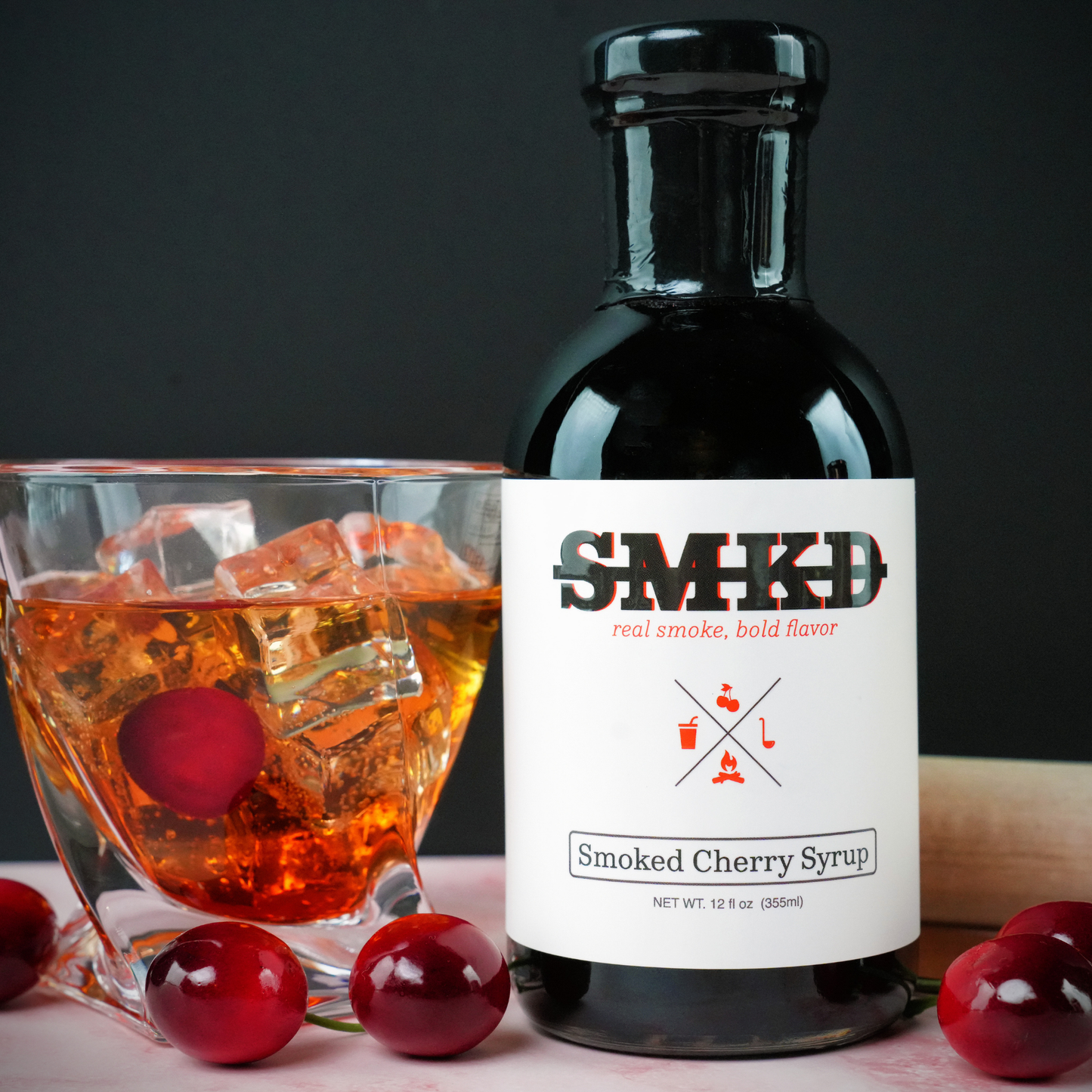 Premium Smoked Cherry Simple Syrup