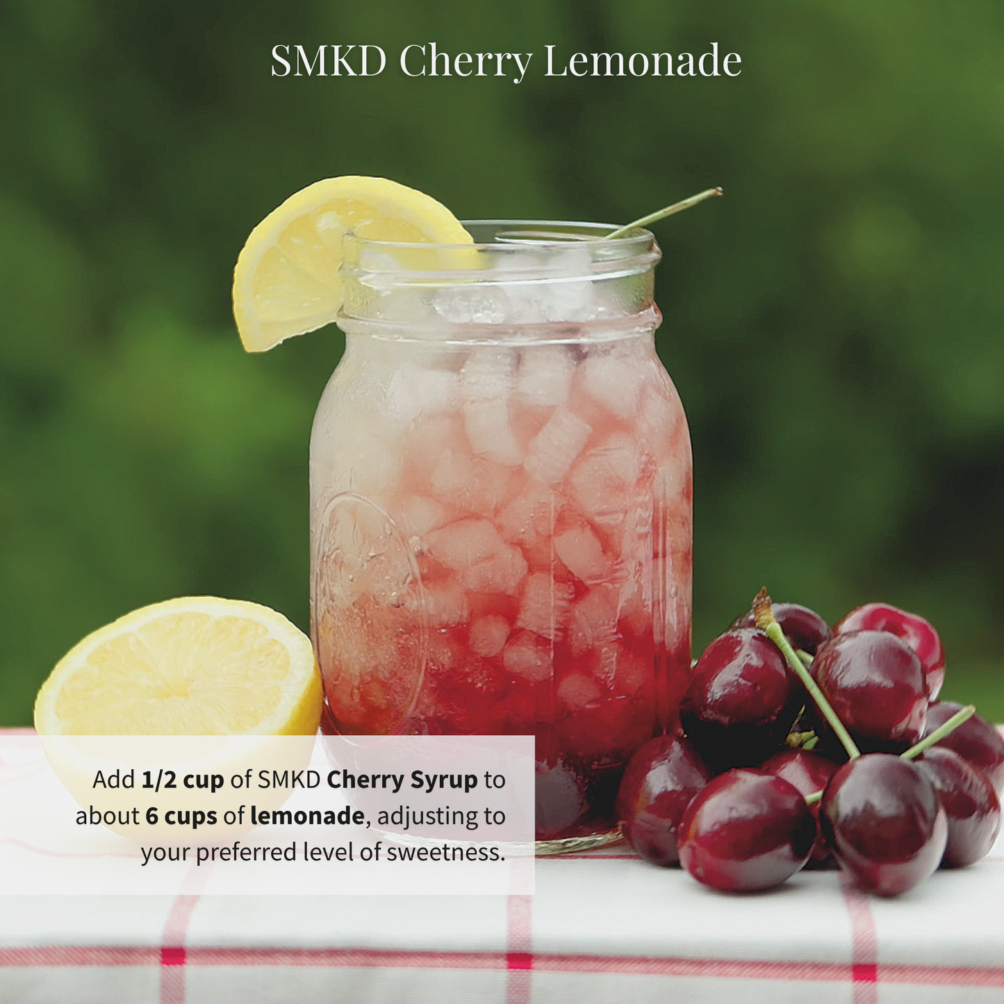 Premium Smoked Cherry Simple Syrup