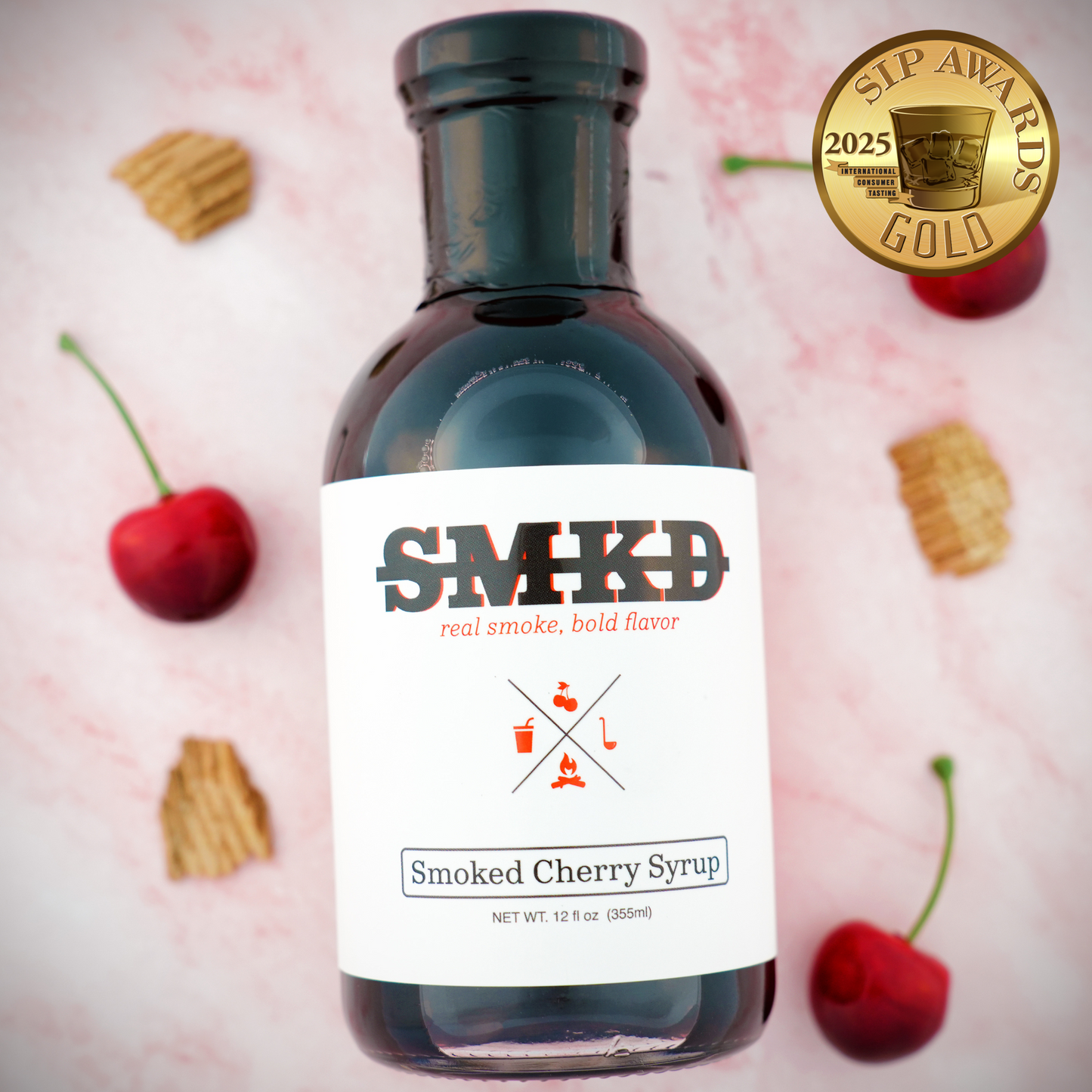 Premium Smoked Cherry Simple Syrup