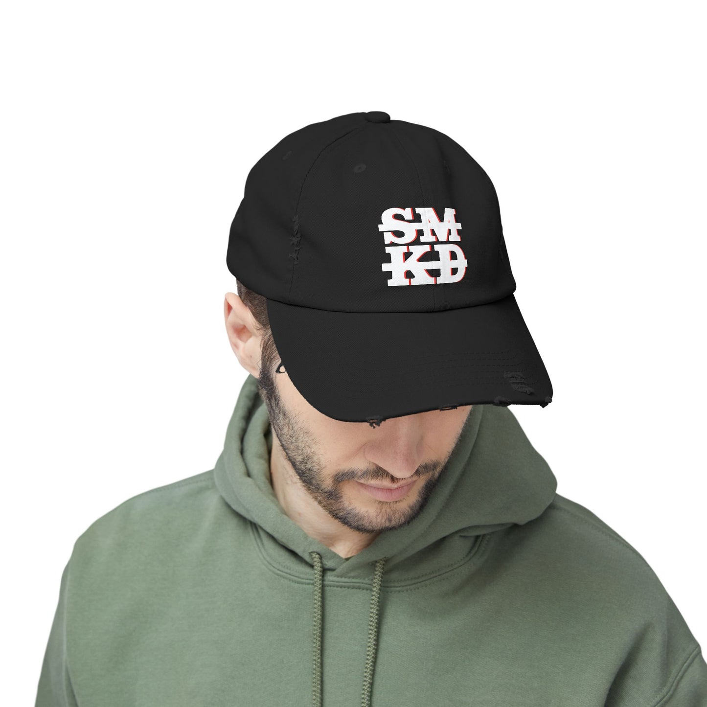 SMKD Unisex Distressed Hat