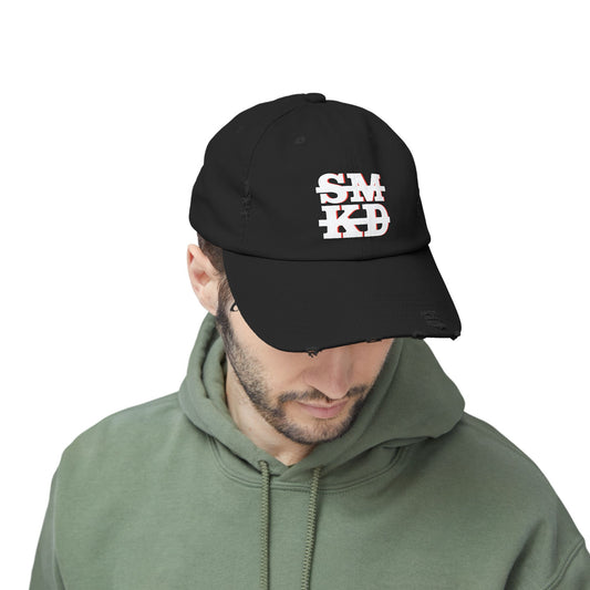 SMKD Unisex Distressed Hat